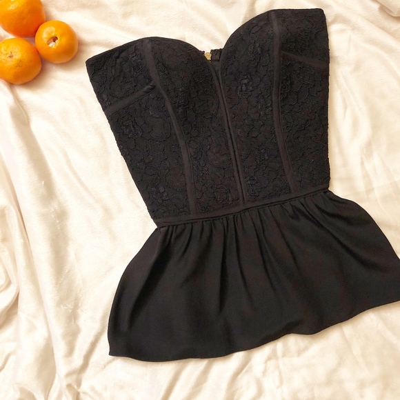 Parker Tops - Parker Silk Lace Corset Top